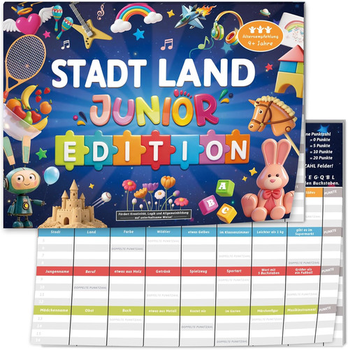 Stadt land junior edition - stadt,