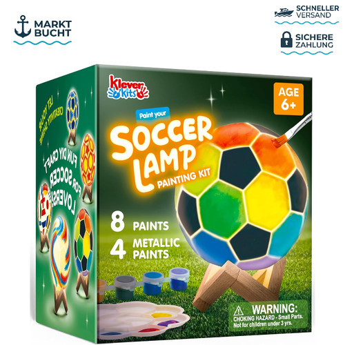 Bastelset fußball lampe diy - fußball,
