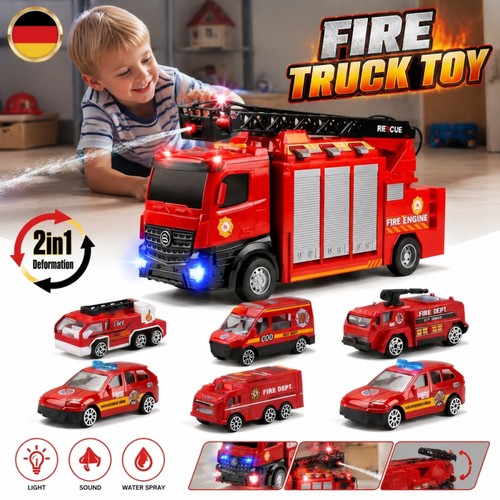 Feuerwehrauto spielzeug set - feuerwehrauto,