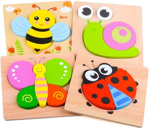 Holzpuzzle spielzeug 2 3 - holzpuzzle, ab
