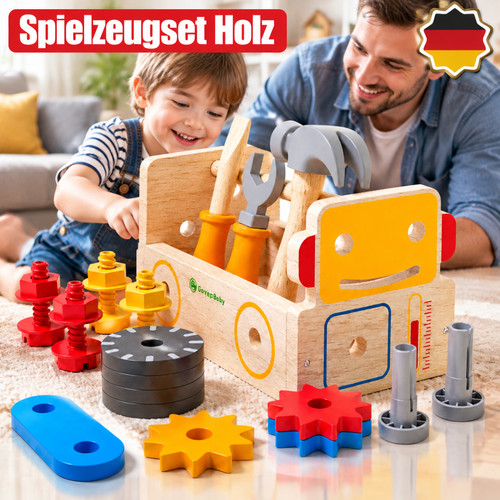 Holz spielzeugset - holz,